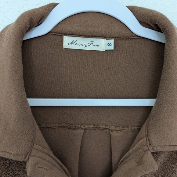 Small super soft casual button cardigan shirt - Picture 4 of 6